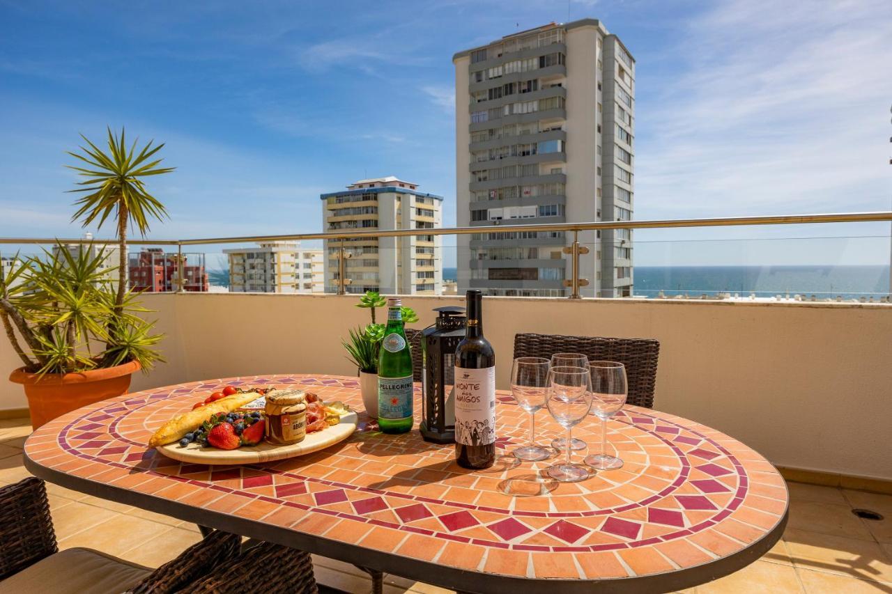 Seaview Penthouse In Algarve With Spacious Terrace Куартейра Екстериор снимка